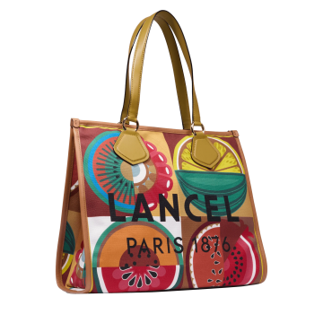 Cabas zippé L Tote Multico...