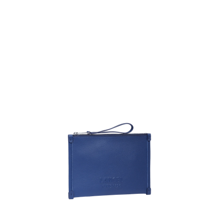 Pochette  Zippée  S  Jour Avec Dragonne Ultramarine