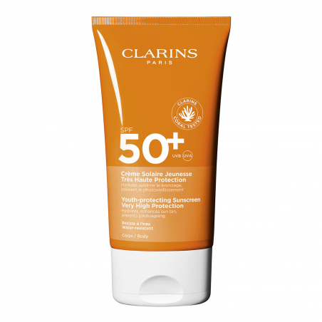 Crème Solaire Jeunesse Très Haute Protection SPF 50+ - Soin Corps UVB/UVA 50+