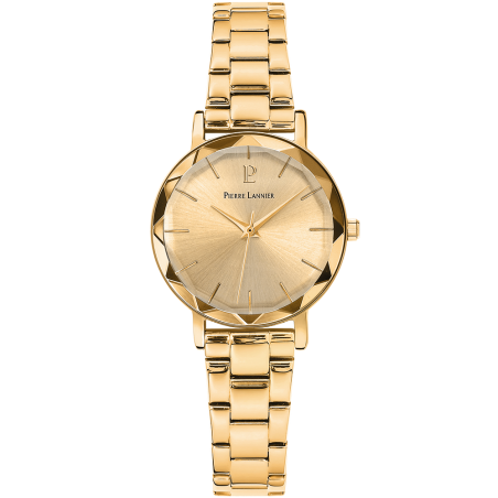 Montre Femme MULTIPLES Cadran Doré Bracelet Acier Doré