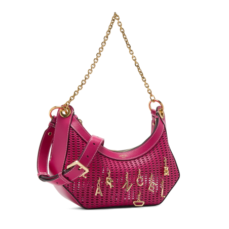 M ZIP BAG DOUBLE CARRY AVEC BRELOQUES CROISETTE DE LANCEL