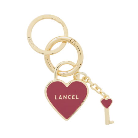 LOVE LANCEL PORTE-CLES UNLOCK MY HEART — NEW ROUGE LANCEL