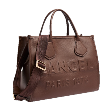 JOUR DE LANCEL SAC CABAS ZIPPÉ M — NOIX DE COCO