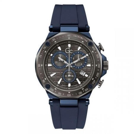 Montre homme GC Bracelet Silicone Bleu