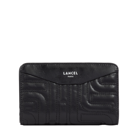 PORTEFEUILLE RECTANGULAIRE COMPACT ZIPPÉ MIDI-MINUIT DE LANCEL