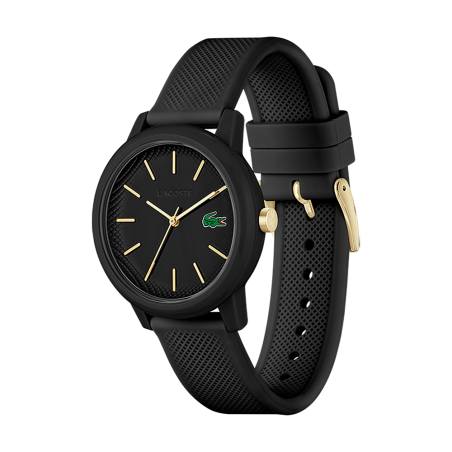 Lacoste 12.12 Montre Femme Silicone Noir
